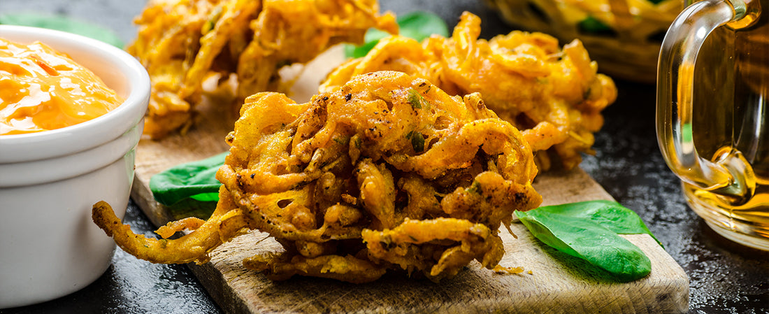 Meera Sodha’s baked onion bhajis