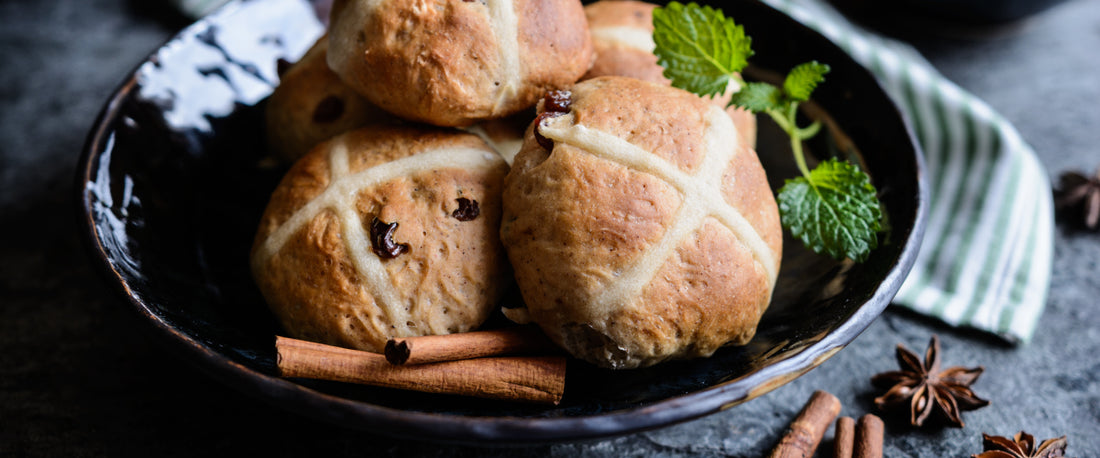 Moroccan Spiced Hot Cross Buns