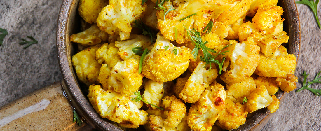 Roasted Cauliflower with Turmeric and Cumin