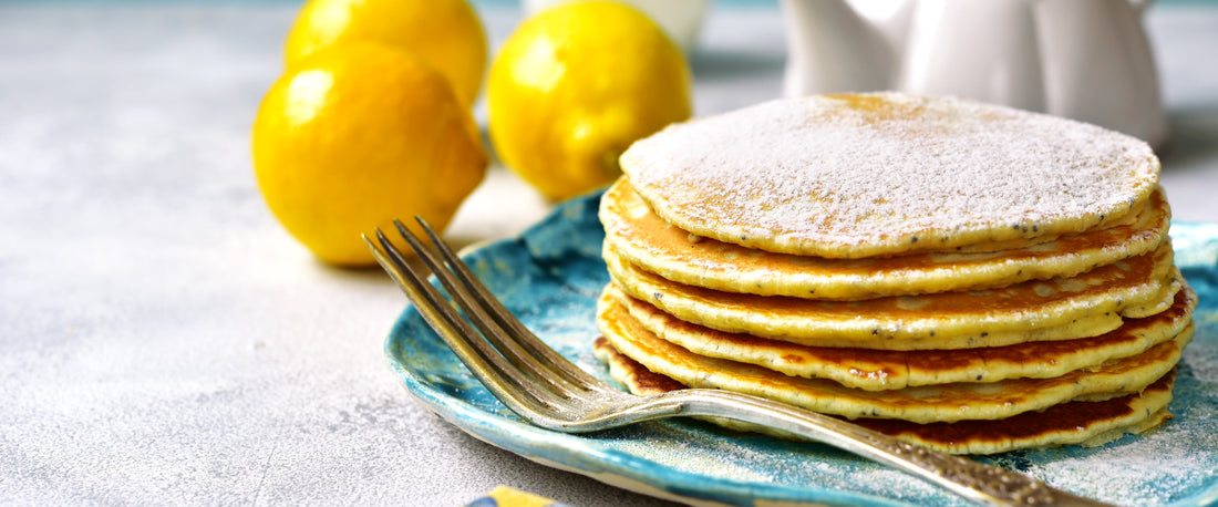 Turmeric and LEMON pancakes