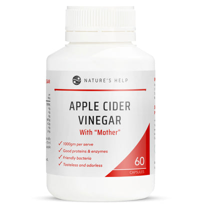 Apple Cider Vinegar with Mother - 60 Capsules