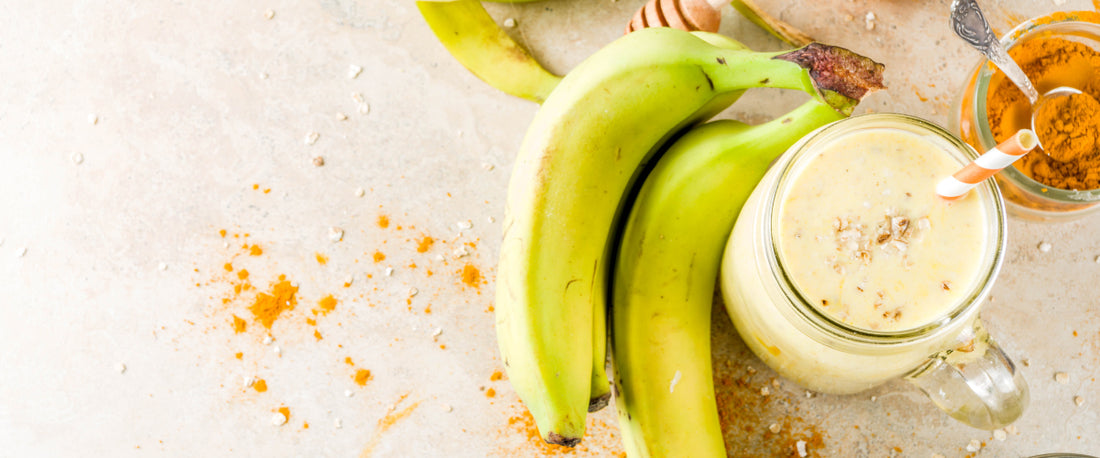 Turmeric Banana Smoothie with Ginger