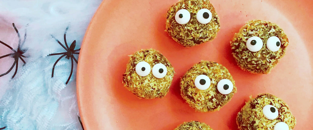 Turmeric No-Bake Monster Cookies