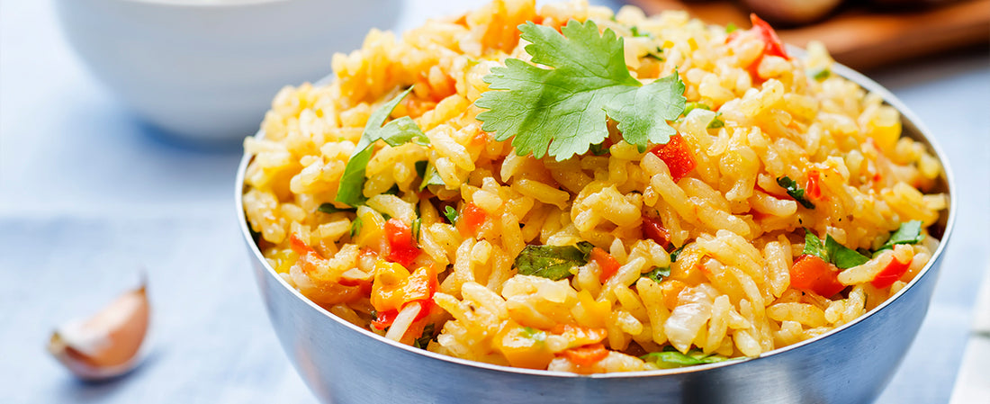 Spicy Golden Veggie Rice